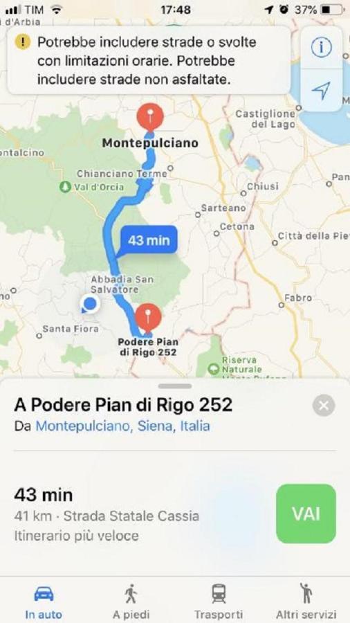 Francigena Bed & Breakfast San Casciano dei Bagni Ngoại thất bức ảnh